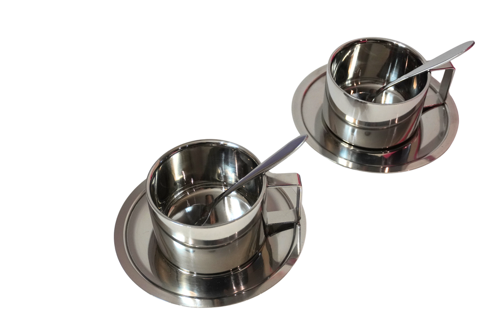 უჟანგავი ფოლადი ყავის ფინჯანი